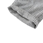 Bermuda Linho Masculina Raphaelos Listrada - vista traseira