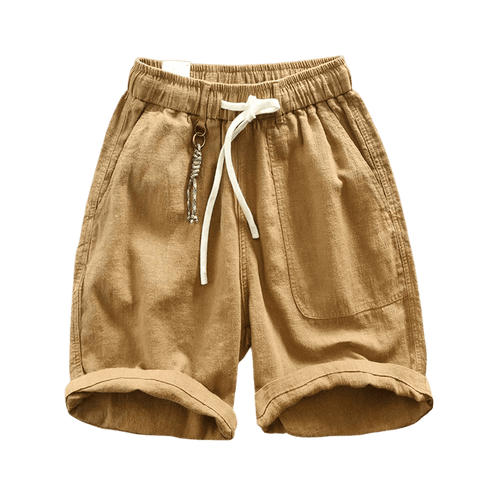 Bermuda Linho Masculina Raphaelos Malta - vista lateral