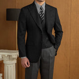 Blazer Masculino Listrado Raphaelos F001