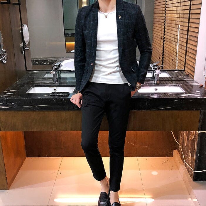 Blazer Masculino Raphaelos Xadrez