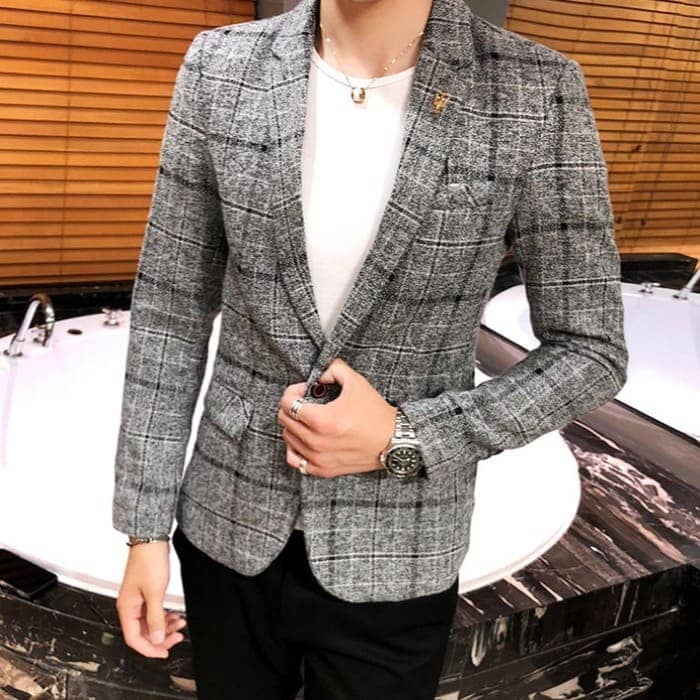 Blazer Masculino Raphaelos Xadrez