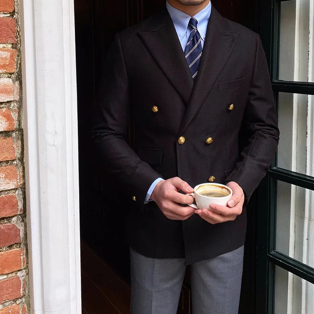 Blazer Masculino Transpassado Raphaelos F002