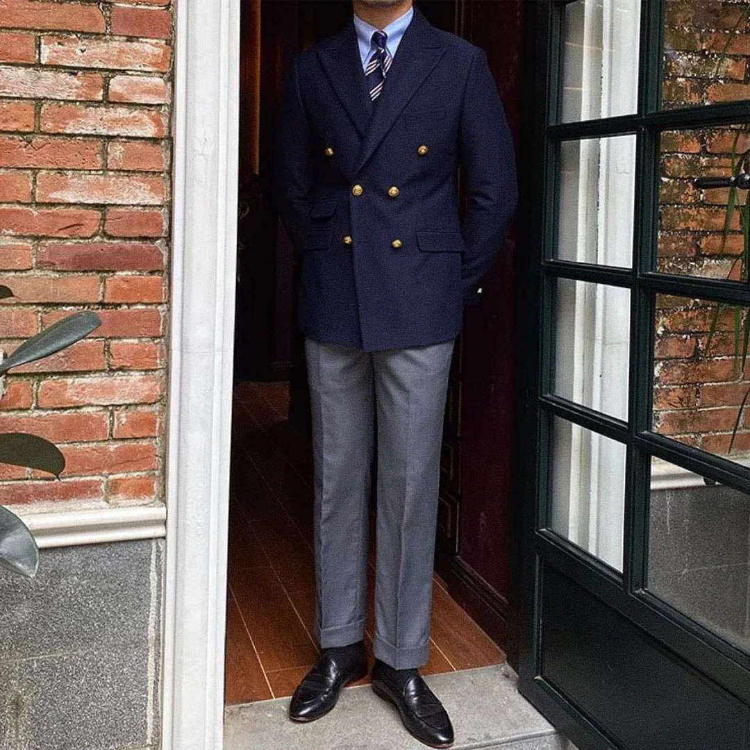 Blazer Masculino Transpassado Raphaelos F002