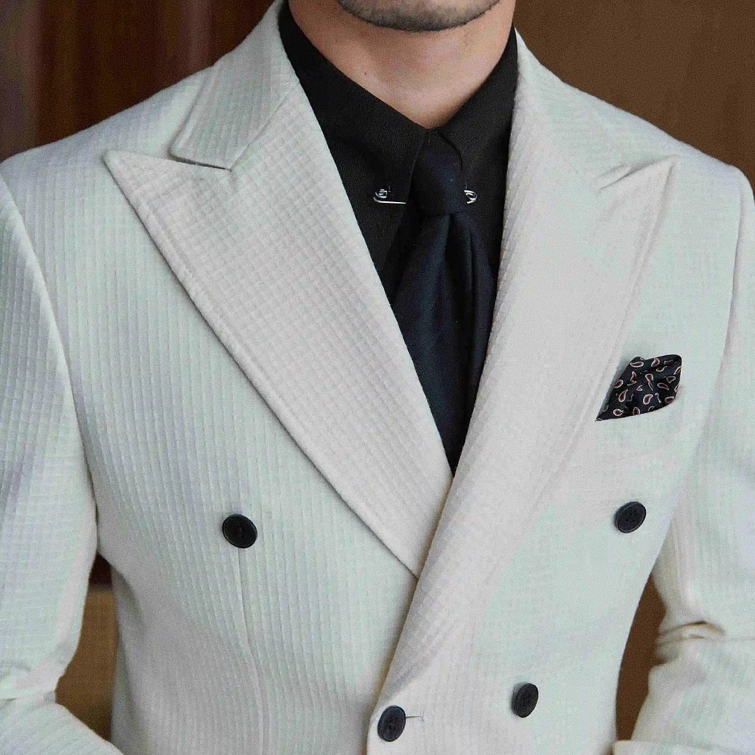 Blazer Masculino Transpassado Raphaelos F011