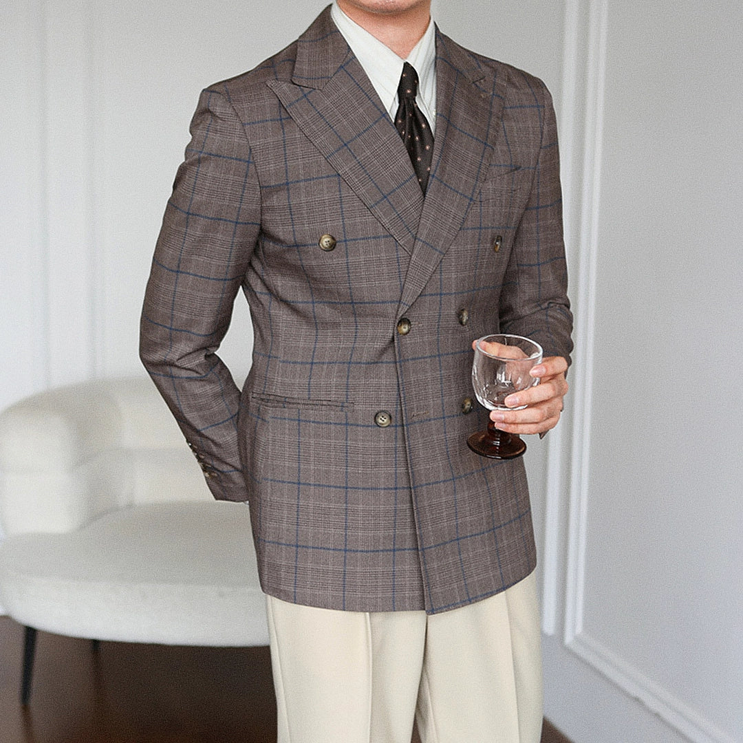 Blazer Masculino Transpassado Raphaelos F004