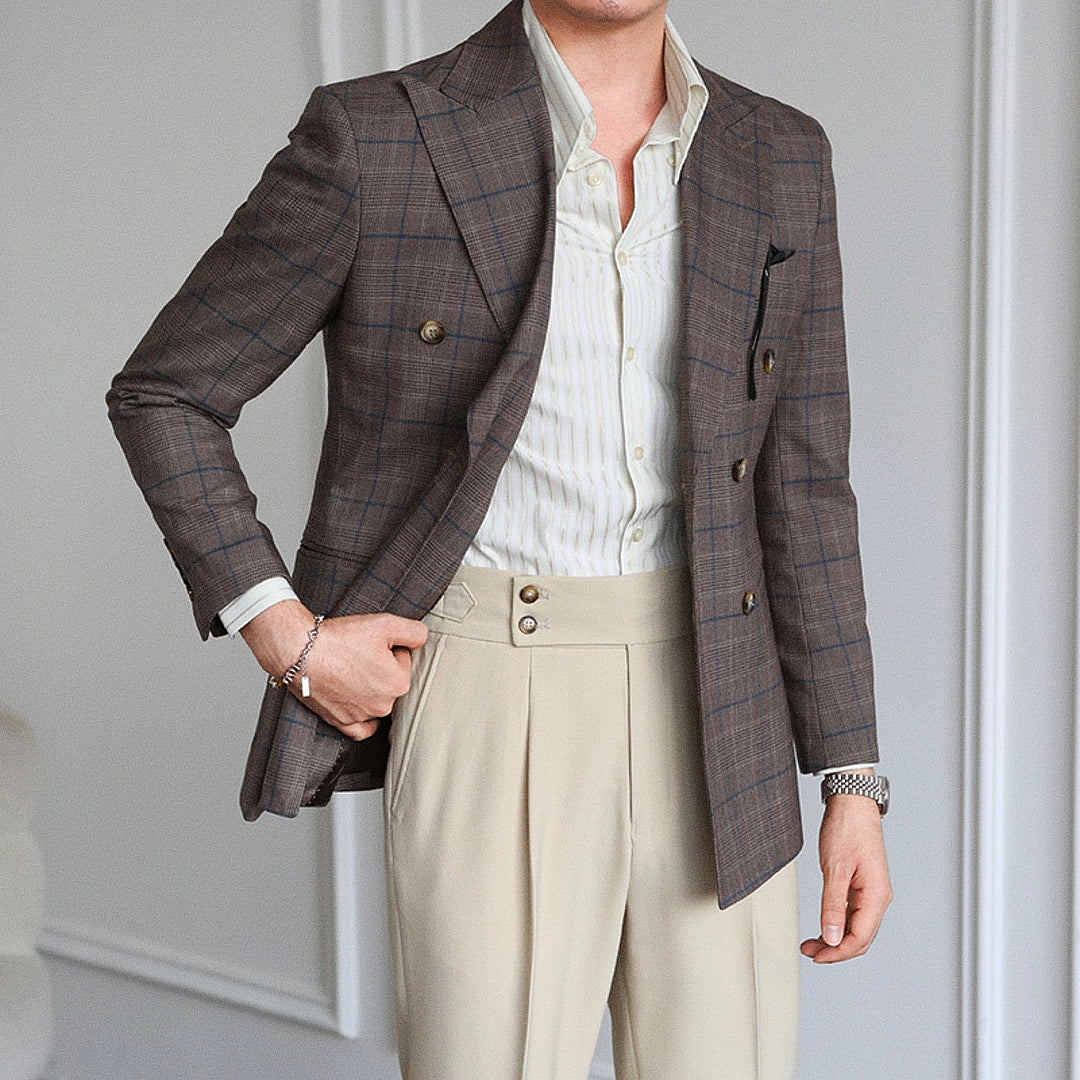 Blazer Masculino Transpassado Raphaelos F004