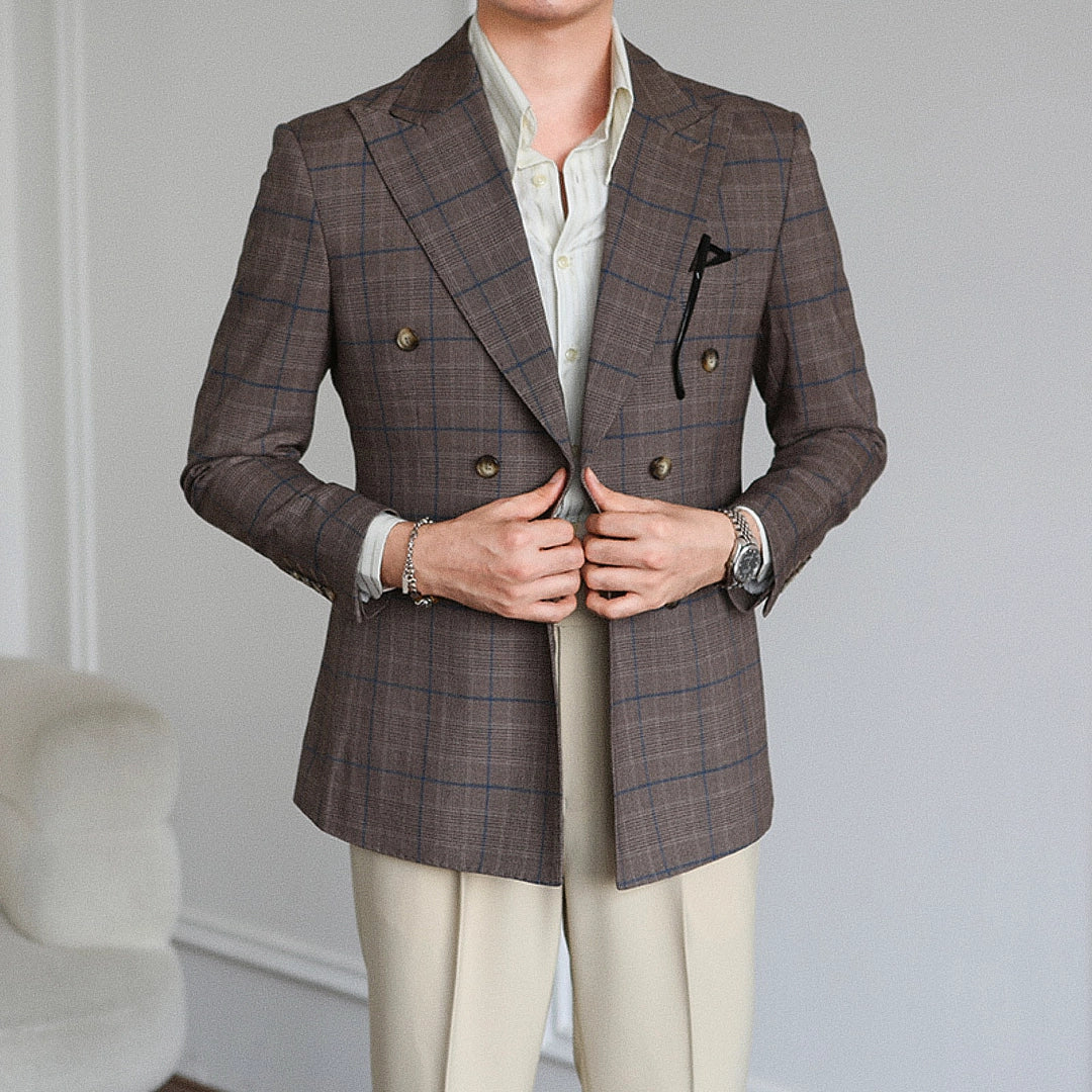 Blazer Masculino Transpassado Raphaelos F004