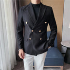 Blazer Masculino de Abotoamento Duplo Raphaelos F016