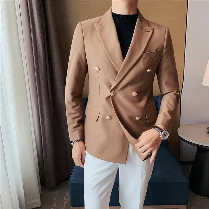 Blazer Masculino de Abotoamento Duplo Raphaelos F016