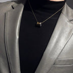 Blazer Masculino de Couro Raphaelos Lancaster