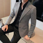 Blazer Masculino Xadrez Raphaelos F019