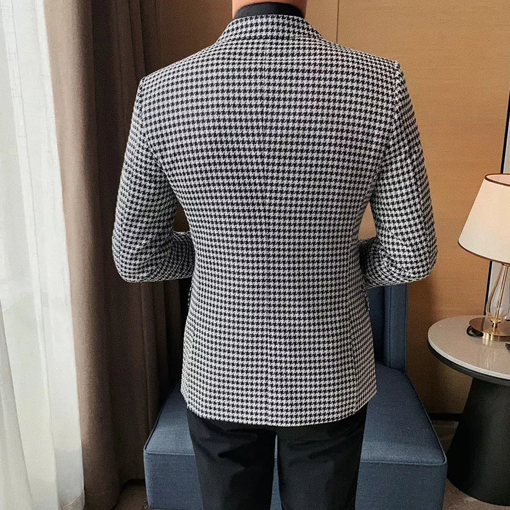 Blazer Masculino Xadrez Raphaelos F019