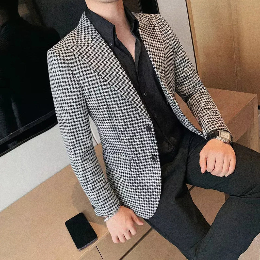 Blazer Masculino Xadrez Raphaelos F019