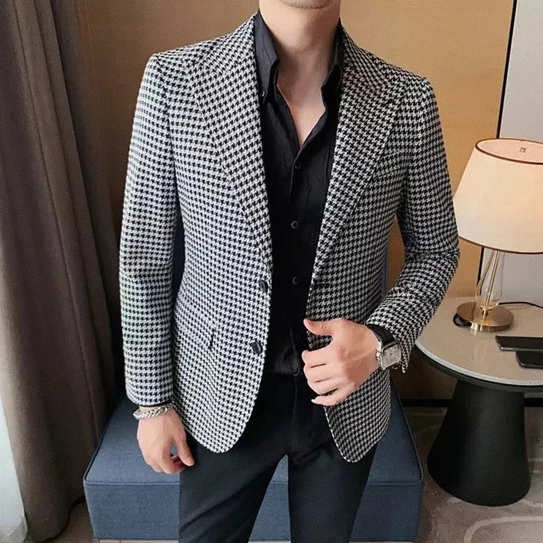 Blazer Masculino Xadrez Raphaelos F019