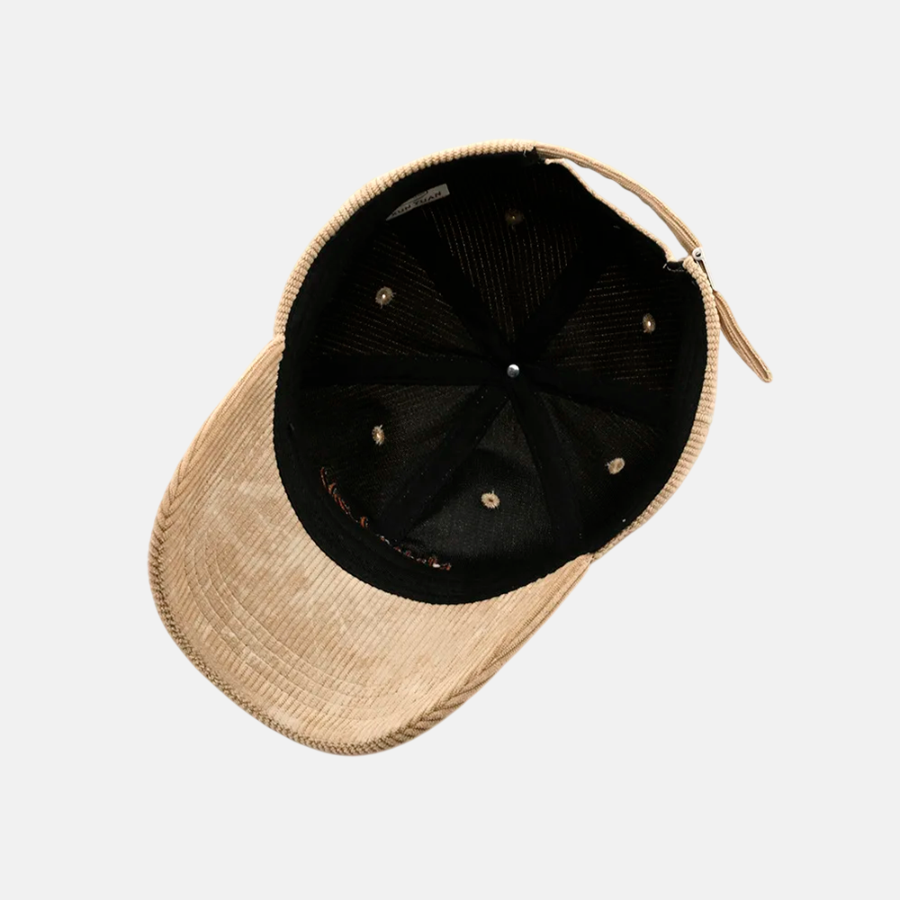 Boné Raphaelos de Veludo - vista traseira