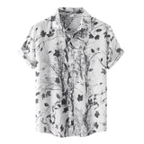 Camisa Manga Curta Estampada Raphaelos Floral