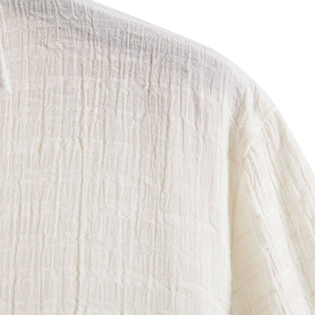 Camisa Manga Curta Raphaelos Playa Off White