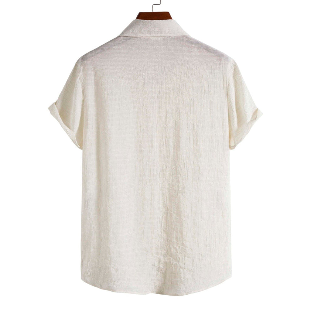 Camisa Manga Curta Raphaelos Playa Off White
