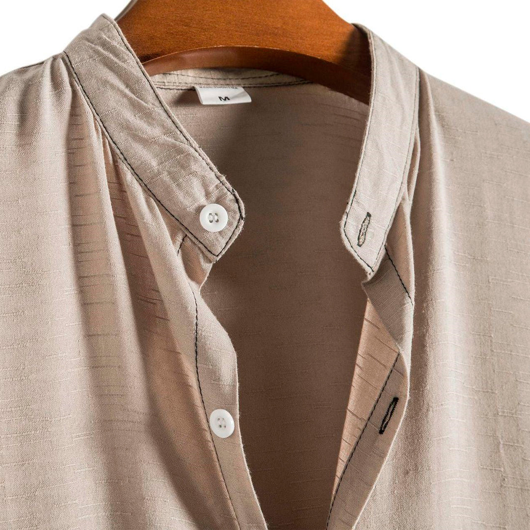 Camisa Masculina Lisa Gola Padre Raphaelos Essentials - imagem 8