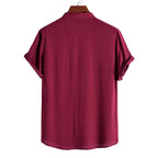 Camisa Masculina Lisa Gola Padre Raphaelos Essentials - vista superior