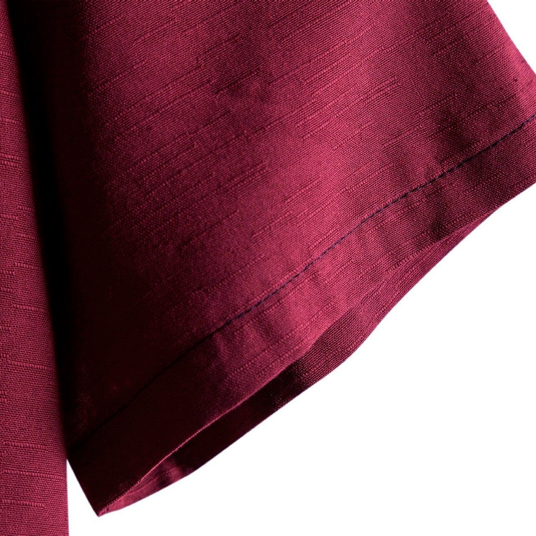 Camisa Masculina Lisa Gola Padre Raphaelos Essentials - detalhe