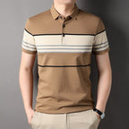 Camisa Polo Masculina Listrada Raphaelos Argos - vista lateral