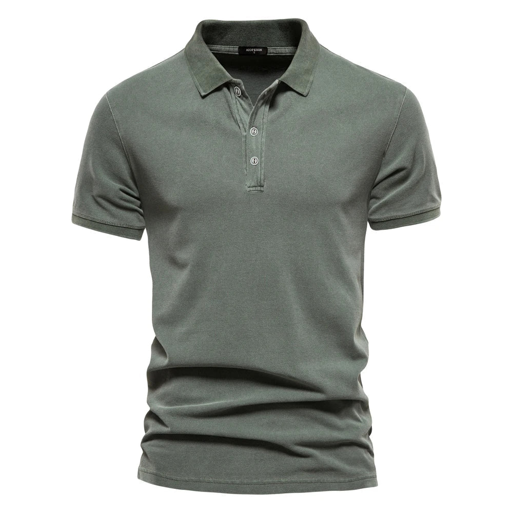Camisa Polo Masculina Executiva Raphaelos - vista frontal