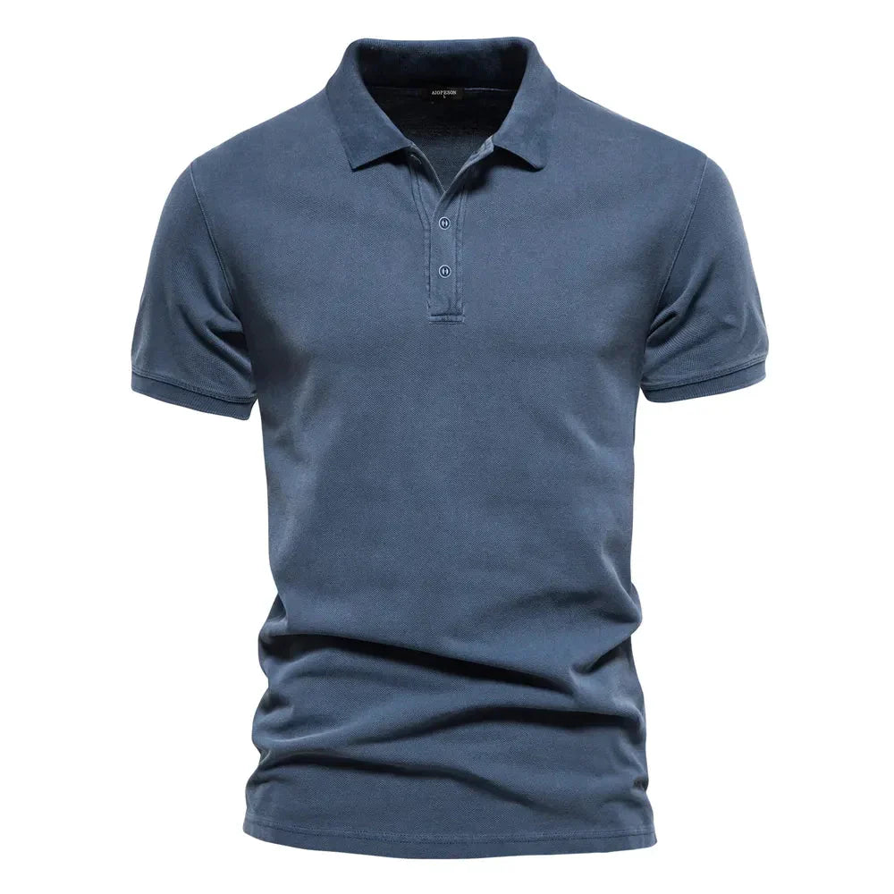 Camisa Polo Masculina Executiva Raphaelos - vista traseira