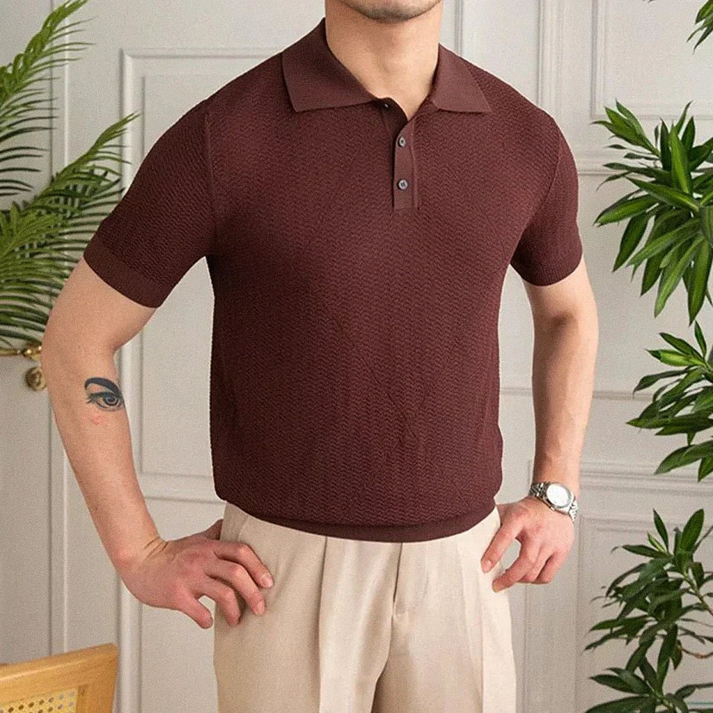 Camisa Polo Masculina Raphaelos Barcelona - vista superior