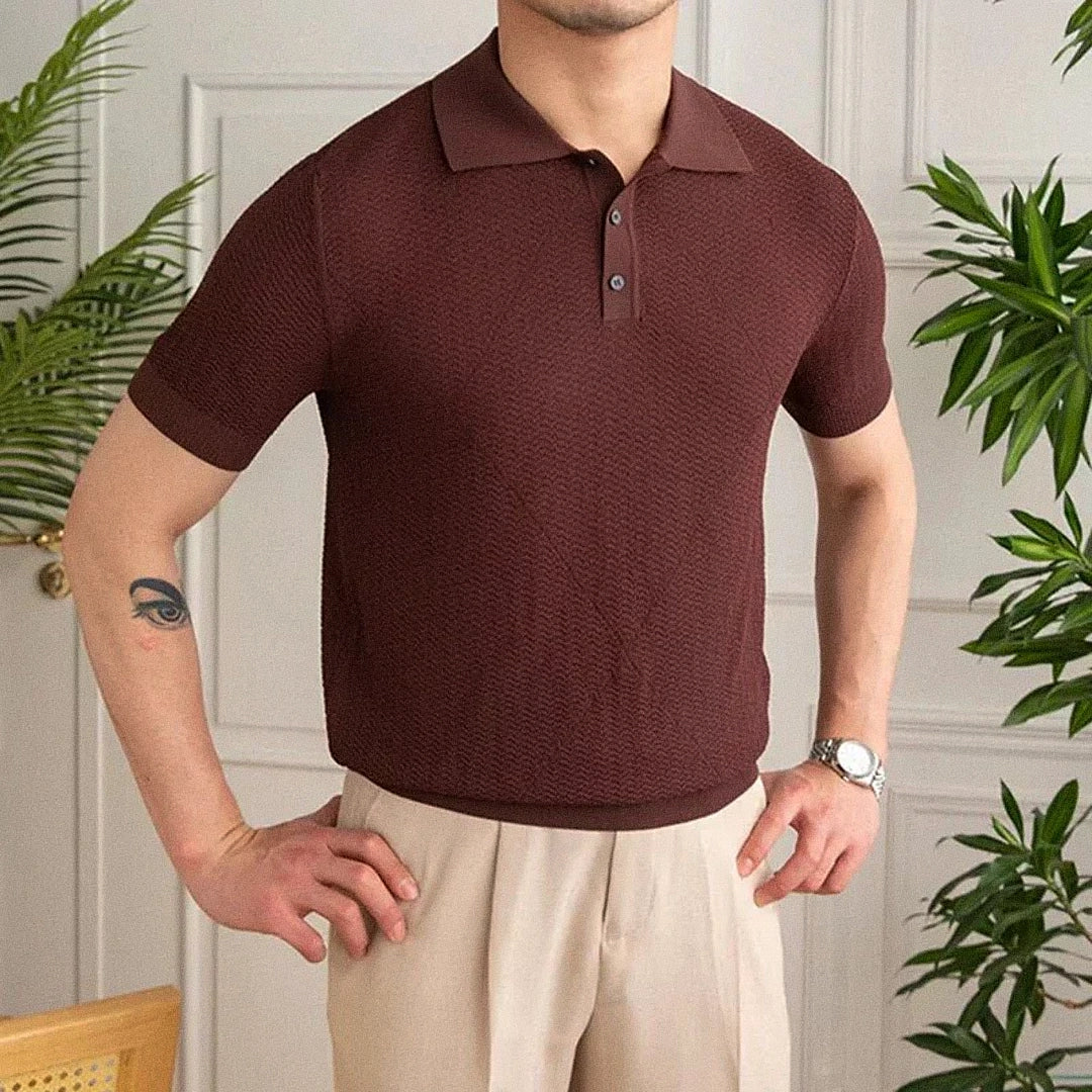 Camisa Polo Masculina Raphaelos Barcelona - vista superior