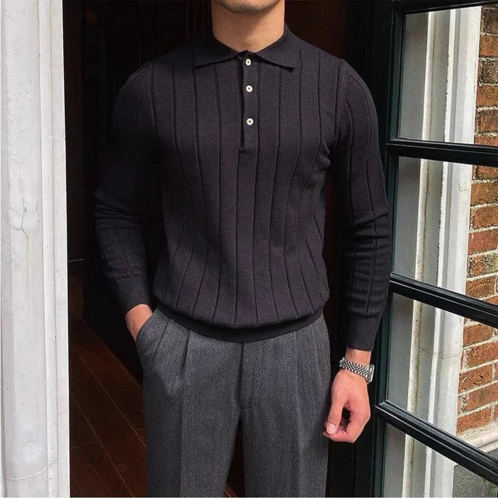 Camisa Polo de Manga Longa Raphaelos Reus