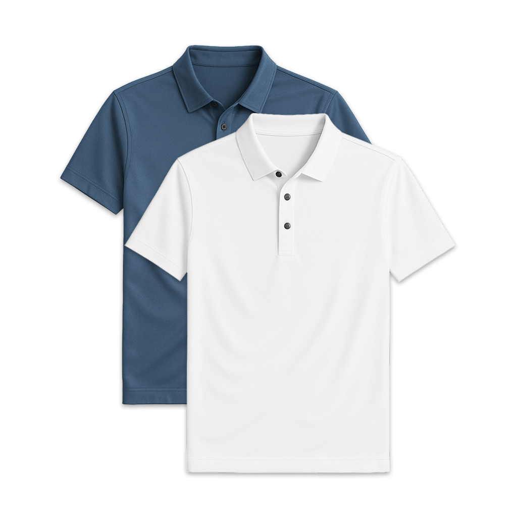 Conjunto 2 Camisas Polos em Seda Gelo Raphaelos - imagem 8