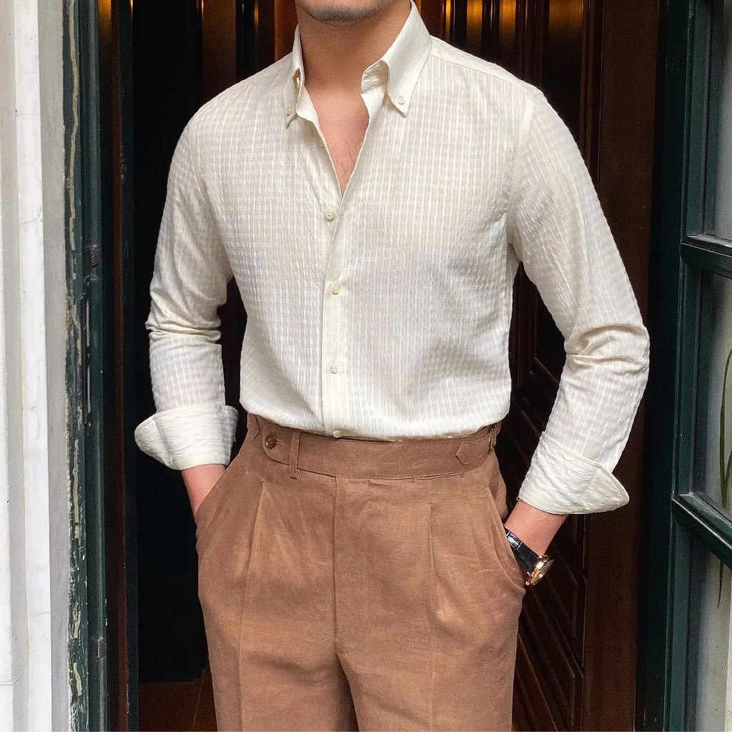 Camisa Social Masculina Raphaelos Bolzano - vista frontal