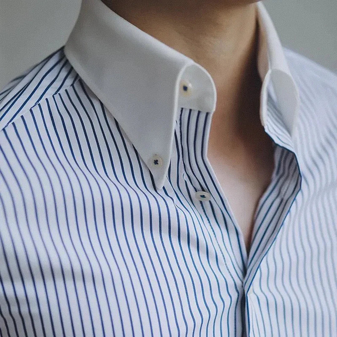 Camisa Social Masculina Raphaelos Roma - detalhe