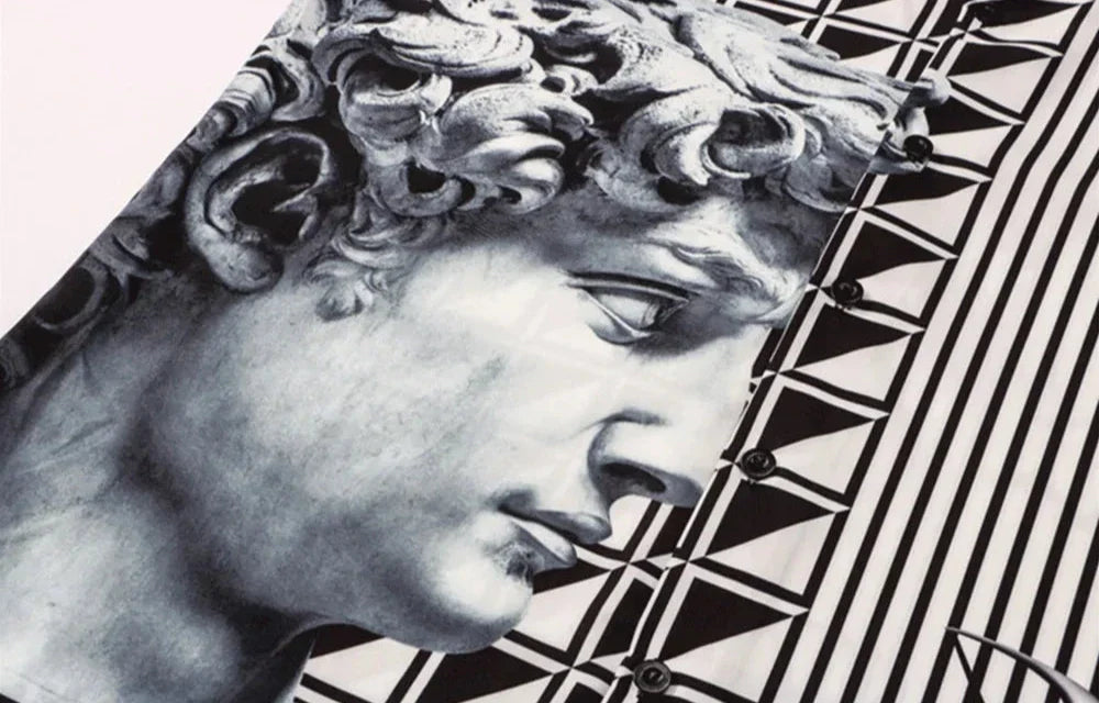 Camisa Masculina Raphaelos David - detalhe