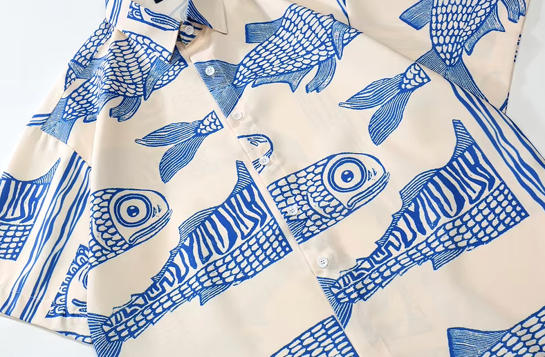 Camisa Masculina Raphaelos Maui - detalhe