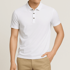Camisa Polo Masculina em Seda Gelo Raphaelos - imagem 6