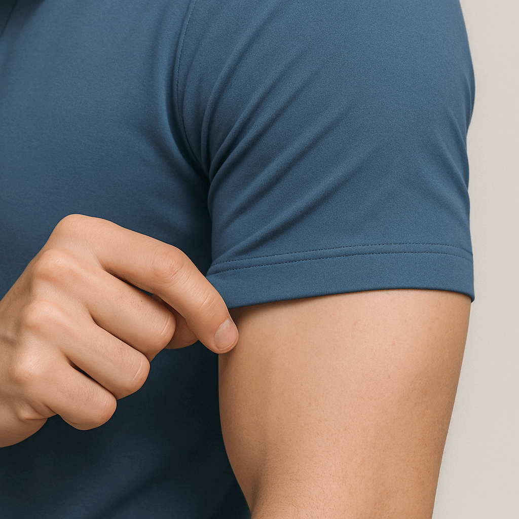 Conjunto 2 Camisas Polos em Seda Gelo Raphaelos - vista traseira