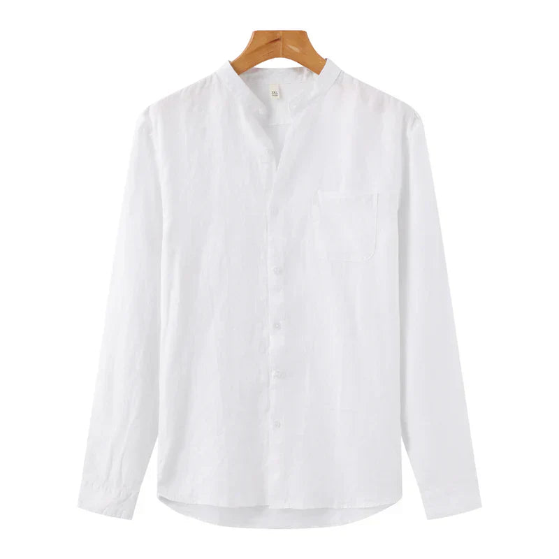 Camisa Social Masculina Raphaelos de Linho