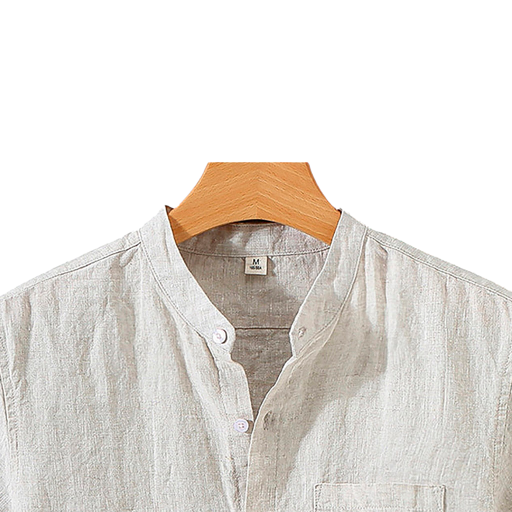 Camisa de Linho Raphaelos Provence - vista lateral