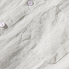 Camisa de Linho Raphaelos Provence - detalhe