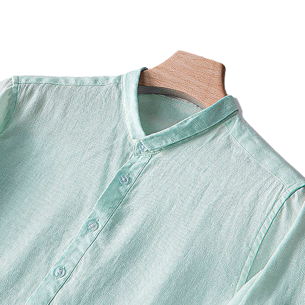 Camisa de Linho Raphaelos Abravanel - detalhe