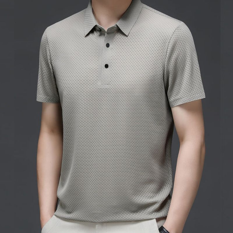Camisa Polo Masculina Raphaelos Premium - detalhe