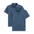 Conjunto 2 Camisas Polos em Seda Gelo Raphaelos