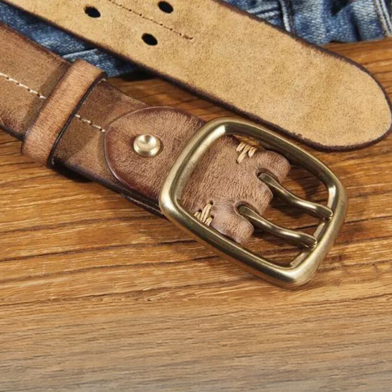 Cinto Masculino de Couro Artesanal Raphaelos