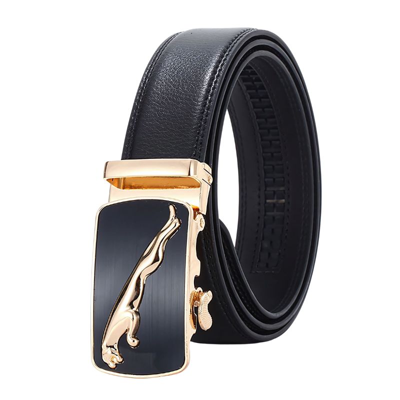 Cinto Masculino de Couro Raphaelos Jaguar