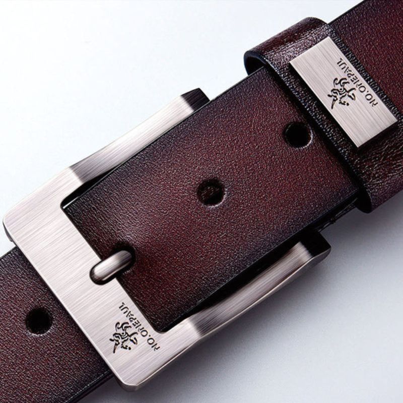 Cinto Masculino de Couro Raphaelos Mens - vista superior