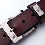 Cinto Masculino de Couro Raphaelos Mens - vista superior