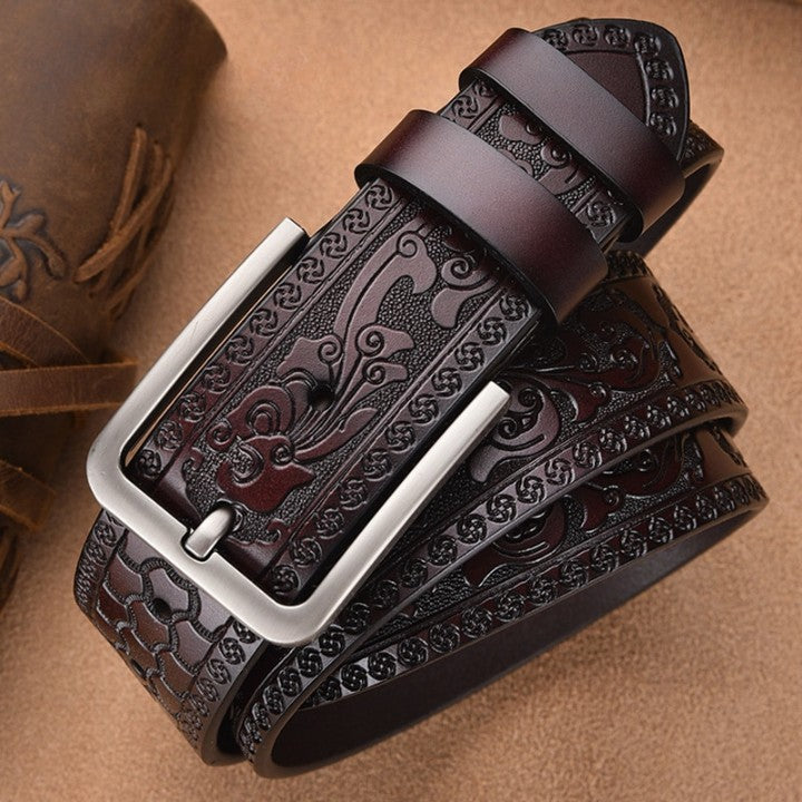 Cinto Masculino de Couro Raphaelos Orion