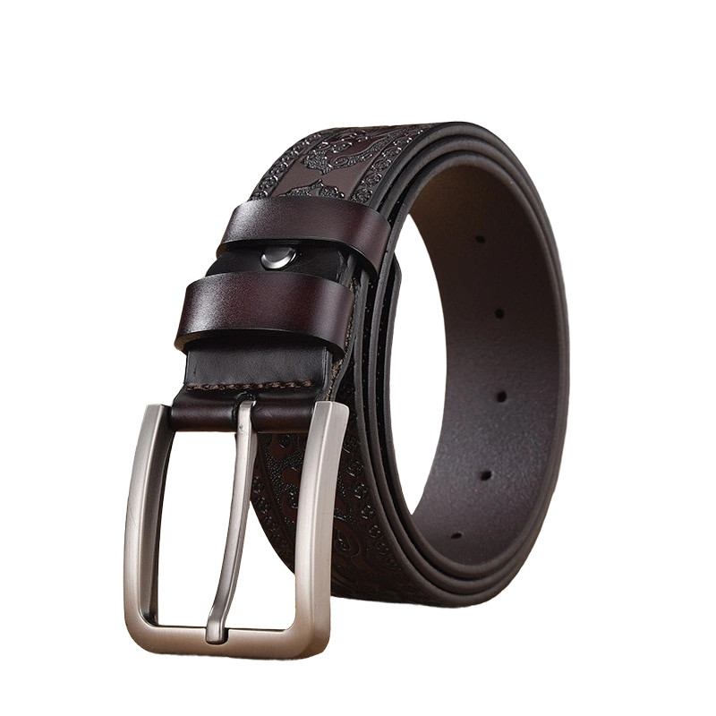 Cinto Masculino de Couro Raphaelos Orion - vista frontal